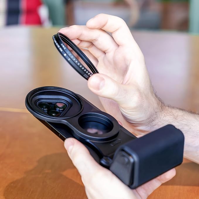 67mm Phone Lens Filter Adapter Kit with Remote for iPhone 17 16 15 Pro | for iPhone Pro series vlogging photography, Magnetic Camera Grip Handle, Remote Selfies, Vlogging Kit, Filter Not Included - Image 8