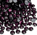 Jollin Hotfix Rhinestones Flatback Crystal Gems 3.2mm SS12, Amethyst | 1440pcs Hot Fix Crystals Glass Rhinestones for Bedazzling, Crafting, Clothes, Shoes & Accessories DIY Decoration by Jollin