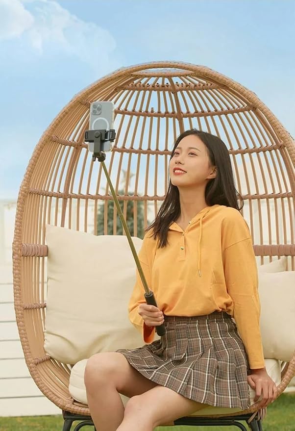 Selfie Stick Tripod, 3 in 1 Extendable & Portable iPhone Tripod Selfie Stick with Wireless Remote Compatible with iPhone 16 15 14 13 12 11 pro Xs Max 8 7, Galaxy Note10/S20/S10 - Image 5
