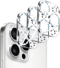 Dengduoduo 3 Pack Camera Lens Protector for iPhone 16 Pro 6.3 inch and 16 Pro Max 6.9 inch, Tempered Glass, Ultra HD, 9H Hardness, Anti-Scratch, Case Friendly [No Affect on Night Shots] by Dengduoduo