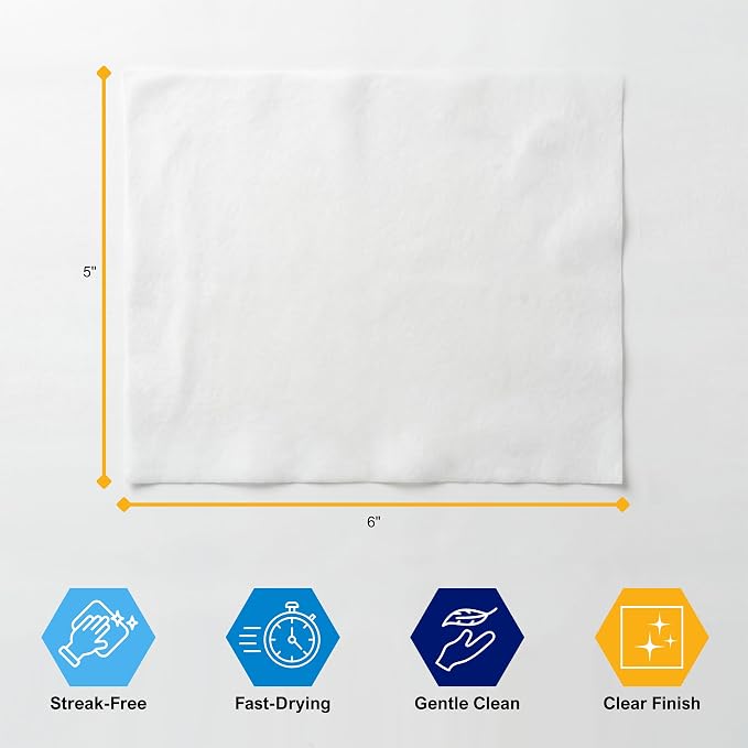 MED PRIDE Lens and Screen Cleaning Wipes for Eyeglasses, Touch Screens, Cameras, Anti-Fog, Scratch-, Anti-Static (100 100 Count (Pack of 1)) - Image 2