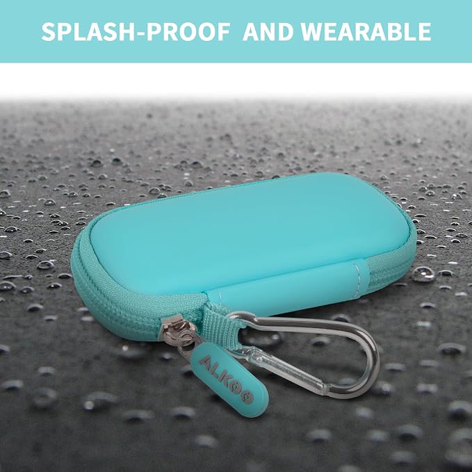 USB Flash Drive Case, SD Card/Thumb Drive/Memory Cards Holder, Bag Only | SDXC/SDHC Storage, Electronic Accessories Organizer for SanDisk / for Samsung, for Students/IT/Office/School/Travel, Mint - Image 6