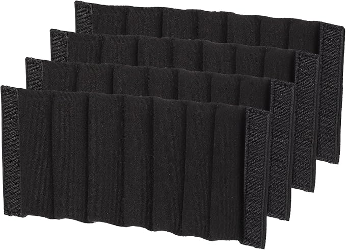 PATIKIL Camera Bag Divider, 4Pcs 10.43"x4.92"x0.55" Shockproof Camera Bag Inserts Separator Pad Protective Lens for Nikon Camera DSLR Protect Bag Organizer Universal Divider Cushion, Black by PATIKIL