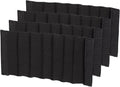 PATIKIL Camera Bag Divider, 4Pcs 10.43"x4.92"x0.55" Shockproof Camera Bag Inserts Separator Pad Protective Lens for Nikon Camera DSLR Protect Bag Organizer Universal Divider Cushion, Black by PATIKIL