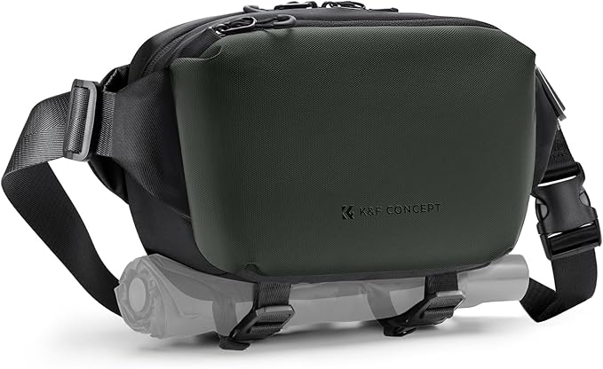 K&F CONCEPT Small Camera Sling Bag Everyday Shoulder Bag | Multifunction Photography Compact Crossbody DSLR Portable Bag, Compatible for Canon/Nikon/Sony, BS10 by KFCONCEPT