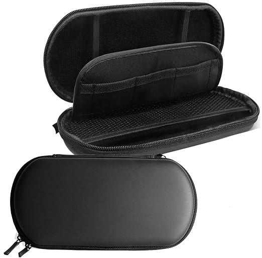 CYSFETENA EVA Hard Travel Carring Case Cover Zipper Bag Compatible with PS Vita, PS Vita Slim,PSP 3000 2000 1000 Game Console, Protective Gaming Case with Enough Room for Extra Games and Memory Cards by Unknown