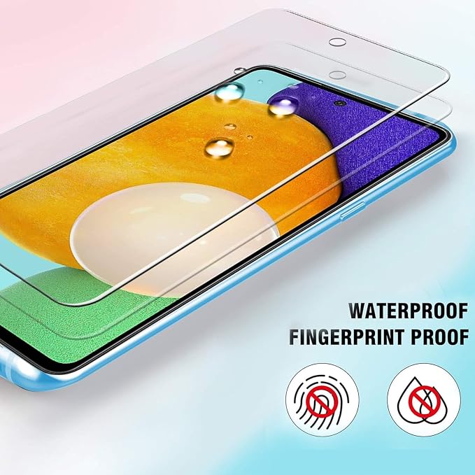 Ferilinso 3 Pack Screen Protector for Samsung Galaxy A52 4G&5G/A52s 5 | 9H+ Tempered Glass, Military-Grade Shatterproof, HD, Case Friendly, Easy Installation Bubble Free, with Camera Lens Protector - Image 7