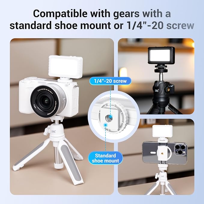 Kiwifotos Mini LED Video Light for Sony ZV-E10 II ZVE10 ZV-1F ZV1F ZV-1 ZV1 | for Canon PowerShot V1 EOS R50V & More Cameras, Flash Attachment Accessories for Vlog Shooting Record, Portable Rechargeable - Image 3