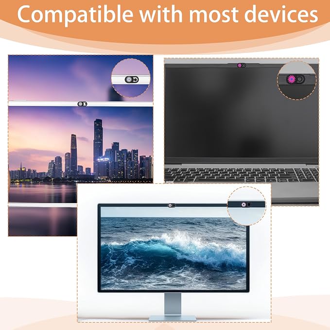 6 Pack Laptop Camera Cover Slide, Computer Camera Cover Slide, Webcam Privacy Protector for Laptop, Computer, Tablet, Smartphone, Pc - Image 3