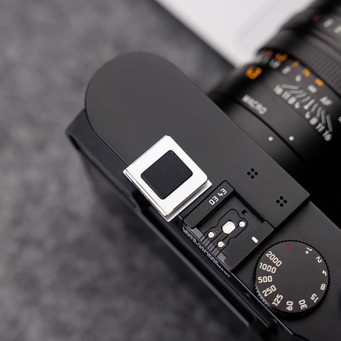 Upgraded Q3 43 Metal Hot Shoe Cover Protector Cap for Leica Q3 43 Q2 Camera | Hotshoe Cover with Full-Coverage Design & Silicone Cushion, Limited Edition for Leica 100th Anniversary,Q3 43 Accessories - Image 3