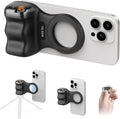Magnetic Phone Camera Grip,Shooting Holder Selfie Handle Snap(Black) | Wireless Shutter for iPhone 17 16 15 14 Android Cellphone Vlog Photography by Keledz