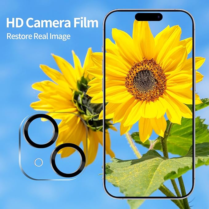 PEHAEL for iPhone 15 Pro Privacy Screen Protector+Camera Lens Protector | Installation kits, Anti-Spy Private, Anti-Scratch, 9H Tempered Glass, Case Friendly, 2+2 Pack, [6.1 inch] - Image 5