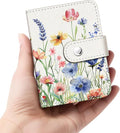 Vintage Floral Small Photos Album for 2x3 Inch Films, 56 Pockets | Mini Cute Picture Book, Wallet Size, for Polaroid Fujifilm Instax Mini Instant Camera Printer, Kpop Photocard Binders Holders by Lebrocoli