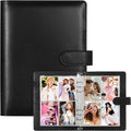 A5 Kpop Photocard Binder with 30 Pack 4-Pocket Card Pages, 6 Ring A5 Binder Card Collector Album with 240 Card Slots,PU Leather Binder Cover with Magnetic Buckle Closure for Organizing Trading Card by WITHYU