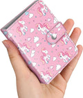 Fintie Mini Photos Album Book for 2x3 Inch Films - 52 Pockets Small Albums | For Fujifilm Instax Mini, Polaroid Hi-Print Pictures, Portable Kpop Photocard Holder, Travel Memory Book, Pink Horses by Fintie