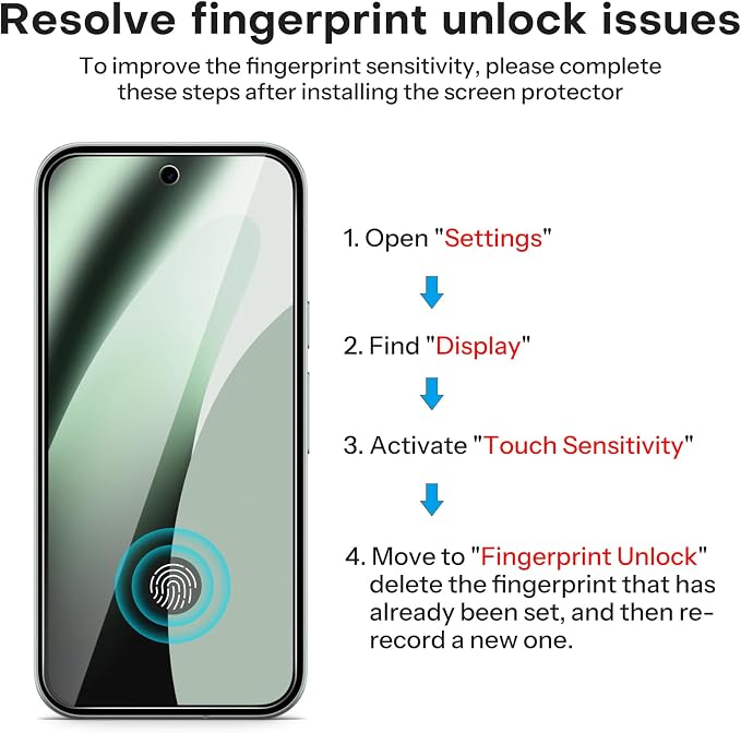 OMOTON 3+2 Pack for Google Pixel 10a Screen Protector 6.3 inch | 3 Pack Tempered Glass Screen Protector & 2 Pack Camera Lens Protector with Alignment Framework, Case Friendly - Image 3