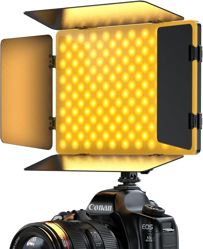 Pixel LED Video Light Panel Photography Camera Lighting 20W Bi-Color Dimmable 2500-6500K Led Studio Streaming Lights Photo Video Shooting (Battery Not Included) - Image 9