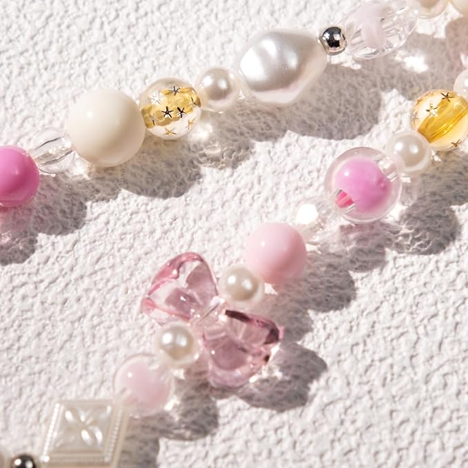Beaded Camera Wrist Strap Cute Digital Camera Charm Strap, Phone Charm Wristlet Strap for Camera Accessories - Image 4