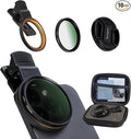 52MM Circular Polarizer Filter, Ultra Slim Multi-Coated CPL Lens Filter, Clip-on Phone Camera Filter Kit, Compatible for iPhone 15 14 13 12 11,Motorola, Google Pixel and Other Smart Phones by Boysinglens