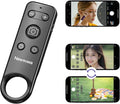 Newmowa Bluetooth Remote Shutter Rechargeable Zoom for iPhone Selfie Vlog | Support Video Photo Shooting, Lens Switching, for Travel, Group photo, ONLY Compatible with iPhone 11-17, iOS 15 and Above by Newmowa