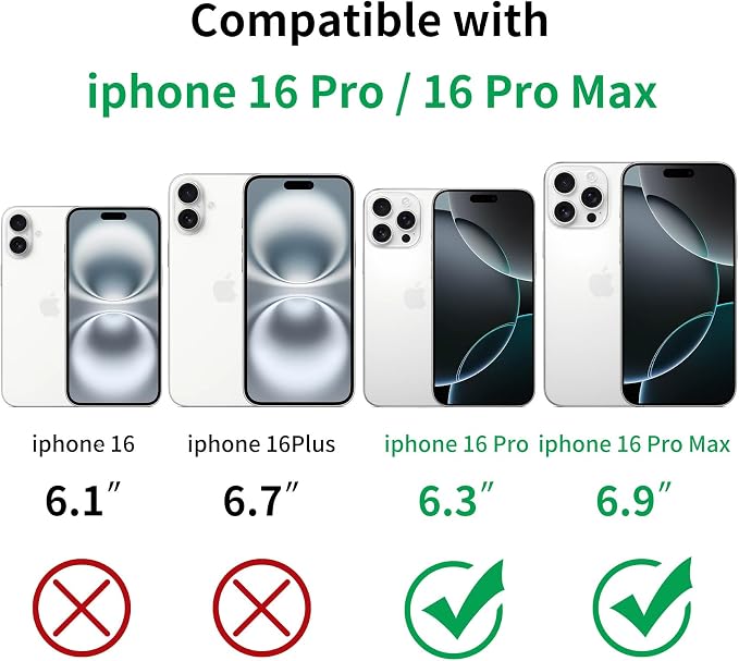 Compatible with iPhone 16 Pro and 16 Pro Max Camera Lens Protector, Anti-Scratch Tempered Glass Metal Camera Screen Protector Shockproof Full Protective Lens Cover, Silver - Image 2