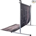 13PCS 26Patterns 39x27inch Product Photography Backdrops with Stand, Aluminum Alloy T-Shaped Stand, Double-Sided Textured Paper, Marble Wood Grain Cement Patterns by LDMJNL