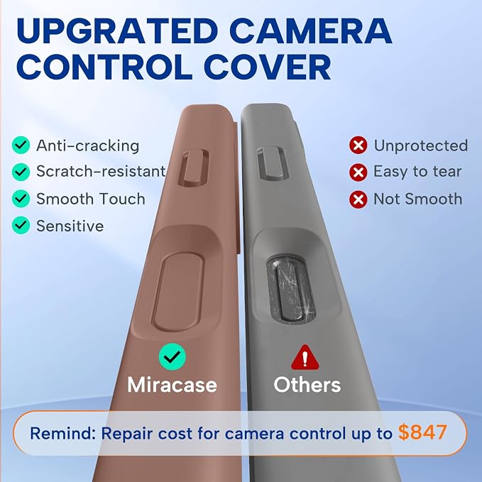 Miracase Silicone & Magnetic for iPhone 16 Case, Chocolate | Compatible with MagSafe, Anti-Scratch Microfiber Lining, Liquid Silicone Case Shockproof Drop Protection Phone Case for 16 - Image 3