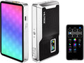 VILTROX 6000mAh On Camera LED Light, APP Control RGB Video Light | RGB Portable LED Photography Lighting, Led Camera Light Panel for Video Recording (Retro 08X) by ViltroxOfficial