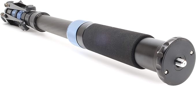Sirui 6952060001753 P-424SR Carbon Fiber Photo/Video Monopod, Extends to 75", Supports 26.5 lb, Gray - Image 2