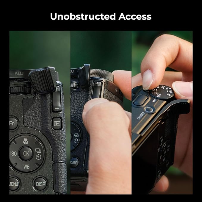 SMALLRIG Thumb Grip for RICOH GR IV/GR IV HDF/GR IV Monochrome /GRIV/GR 4 | GR4 Thumb Rest with Hot Shoe Cover, Built-in Silicone Pads and Detach Slot (Black) - Image 3