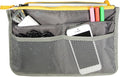 Wrapables® Unisex Bag Insert Organizer, Travel Bag Organizer - Grey by Wrapables