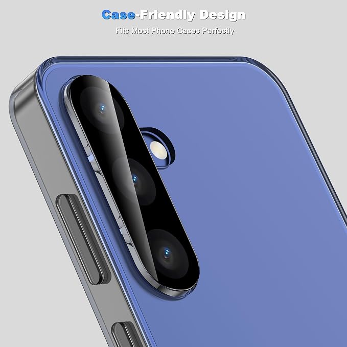 WHPXJY 2026 New Upgrade for 3 pack Samsung Galaxy S25 FE Camera Lens Protector-Tempered Glass Cover, 9H+ Shatterproof/Anti-scratch/Maintains Original Clarity/Easy to Install - Image 6