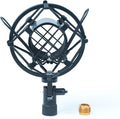 Universal Shock Mount for Shotgun Microphones fits 5/8 and 3/8 Inch Boom Poles by ProAm+USA