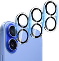 Dengduoduo Camera Lens Protector for iPhone 16 and 16 Plus 3 Pack, Tempered Glass, Ultra HD, 9H Hardness, Anti-Scratch, Case Friendly, Easy to Install [No Affect on Night Shots] by Dengduoduo