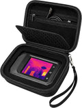 Boobowl Thermal Camera Case for HSFTOOLS HF96 and for FLIR C5 | Cuttable Foam, 1 cm Base Pad and Accessory Pocket for HVAC Technicians, Electricians and Field Inspections, Case Only - Black by BOOBOWL