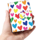 Love Hearts Small Photos Album for 2x3 Inch Films, 56 Pockets | Mini Cute Picture Book, Wallet Size, for Polaroid Fujifilm Instax Mini Instant Camera Printer, Kpop Photocard Binder Holders by Lebrocoli