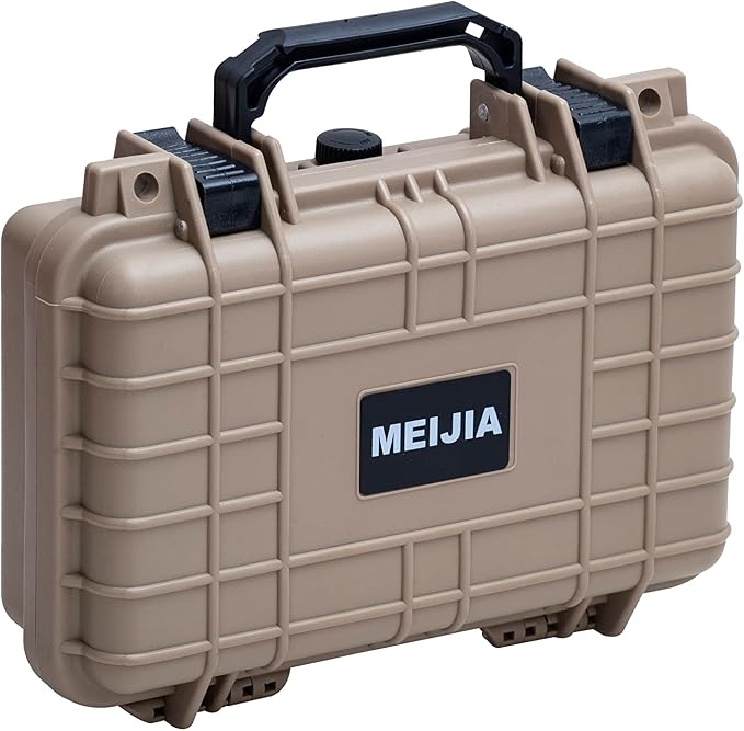 MEIJIA Portable All Weather Waterproof Protective Hard Case, Small Camera Case,Dry Case with Customizable Foam,Fit Use of Drones, Camera,Equipments, 11.65 ”x8.35”x3.78” - Image 7
