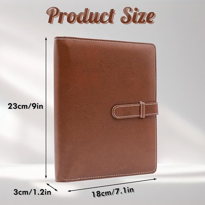 Small Photo Album 4x6 with 152 Pockets Mini Picture Book Leather Cover Portable Wallet Photo Storage for Family Graduation Wedding Travel Gift (Brown) - Image 3