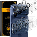 for 6 Pack iPhone 17 Pro Camera Lens Protectors, Clear | [Drop Protection] [Case Friendly] [Easy Installation] 9H Tempered Glass Camera Screen Protector Cover Accessories 6.3-inch by Beuxece
