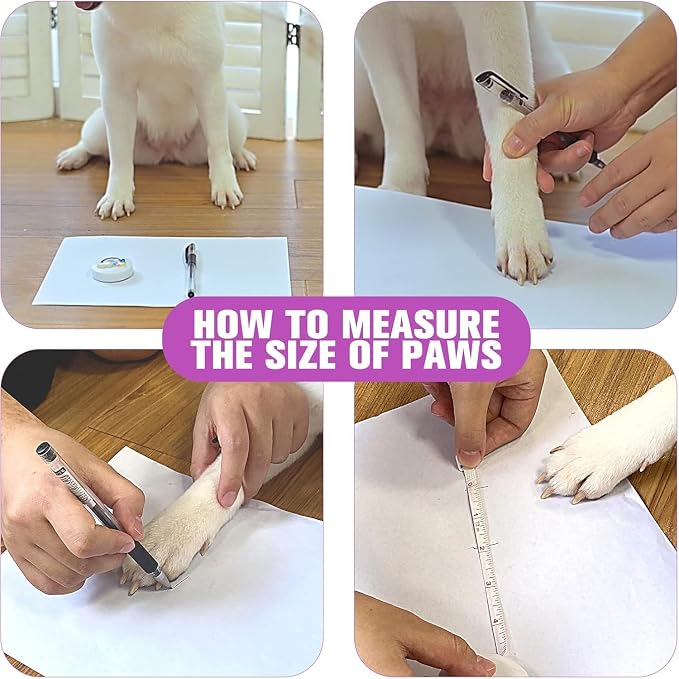 EXPAWLORER Anti Slip Dog Socks to Prevent Licking Paws, Dog Shoes for Hot Pavement, Dog Booties for Small Medium Large Senior Dogs, Traction Control Boots & Paw Protectors for Hardwood Floors - Image 3