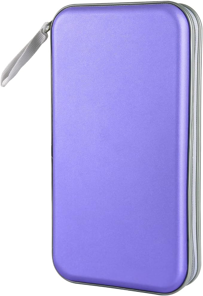 Siveit CD DVD Cases 96 Capacity Disc Storage Binder for Car(Lavender) by Siveit