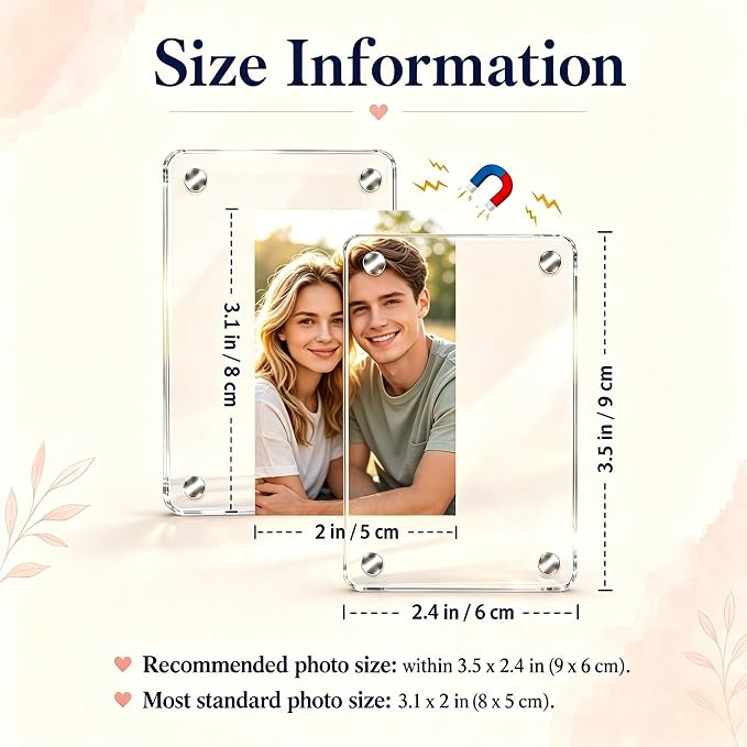 Strong-Magnetic Car Picture Holder: One Adsorption - a Worry-Free Trip | Solve Repeated Adjustments While Driving - Personalized Decoration Car Picture Frame - Perfect Gift for Family and Friends - Image 2