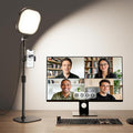 Zoom Lighting for Computer, Adjustable Desk Lighting for Video Calls, 30 Light Modes Video Conference Light, Desk Ring Light with Stand for Webcam, Meetings, Live Stream, Home Office. CRI 97.8 by LitONES