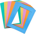 Juvale Colorful Magnetic Picture Frames - Multi-Surface Display with Refrigerator Magnet - Easy Photo Swap Magnetic Picture Frame - Locker Accessories - Pack of 15, 6.25 x 4.7 in, Fits 4"x 6" Photos by Juvale