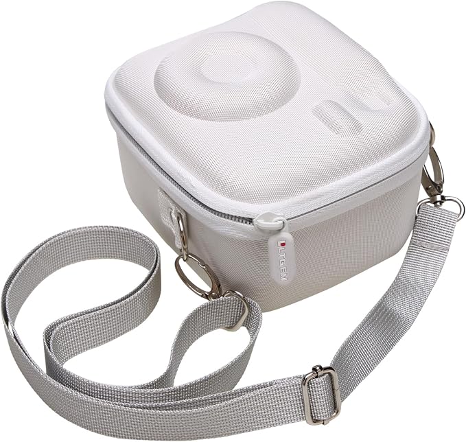 LTGEM Case Compatible with Fujifilm Instax Mini 13/12 Instant Camera, White | Fits Instant Camera 11/10/9/8/7/7+ and FUJIFILM Instax Mini Instant Flim with Shoulder Strap, Case Only - Image 2