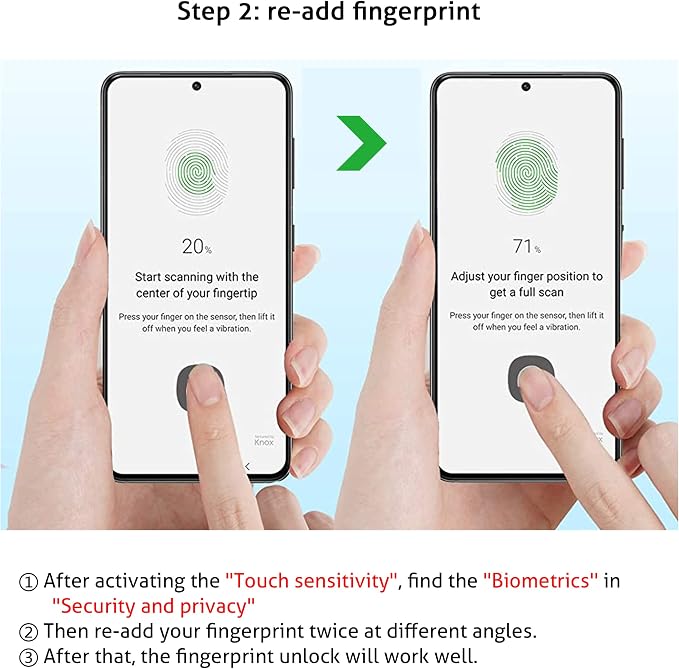 Ailun Screen Protector + Camera Lens Protector for Galaxy S22, 3+3 Pack | Tempered Glass, Fingerprint Unlock Compatible, Clear, Case Friendly - Image 3