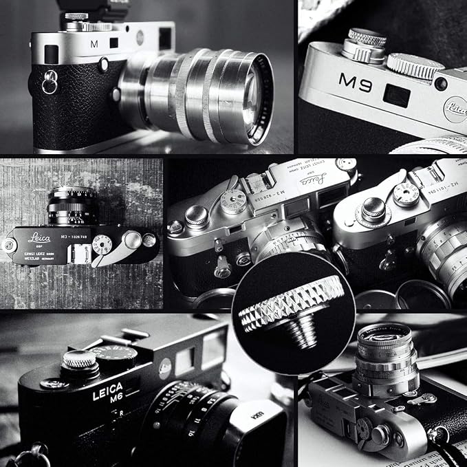 Fuji Shutter Release Button Accessories-Fujifilm Camera Soft Shutter Button | Silver Shutter Button for Canon Nikon Leica Film X100V X100F Xt5 Xt4 Xt3 Xt2 Xt30 Xt20 Xt10 Xpro3 Xpro2 Xpro1 - Image 2