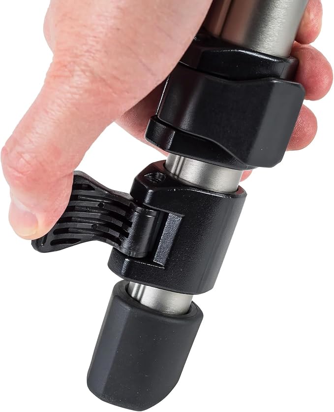 SLIK PRO 700 DX Silver Tripod Legs 71" Tall (615-317) - Heavy Duty AMT Alloy Legs Support up to 44lbs of Heavy telephoto Lenses, Spotting scopes, and Professional Filmmaking Cameras - Image 12