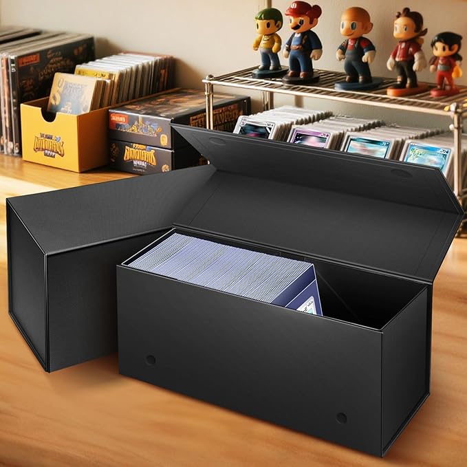 Semi Rigid Card Holder, Magnetic and Semi Rigid Card Storage Box – 1ct, Black - Image 8