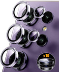 2 Set for Samsung Galaxy S25 Ultra 5G 2025 Camera Lens Protector, Samsung S 25 Ultra 9H Tempered Glass Camera Protector,[Ultra HD] [Anti Scratch] Camera Cover for Galaxy S25 Ultra,Purple by Unknown